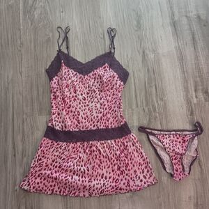 New  Y2K Victoria's Secret Hot Pink Pajamas